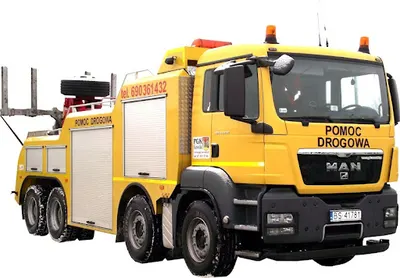 Holowanie tirów, samochodów ciężarowych i osobowych PGK Suwałki